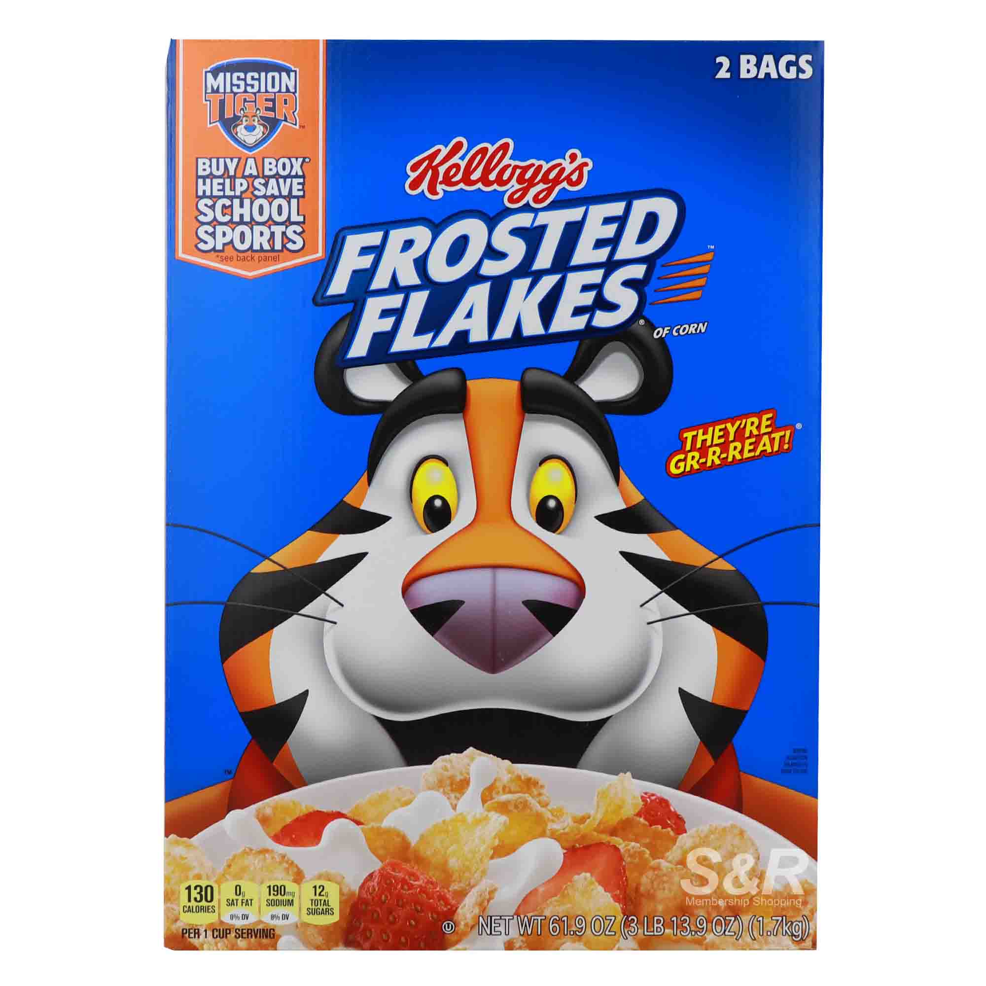 Kellogg's Frosted Flakes of Corn 1.7kg Kellogg's Frosted Flakes of Corn 1.7kg